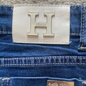 Hermes Paris Vintage Jeans White leather label Size 29 Great Condition VERY RARE